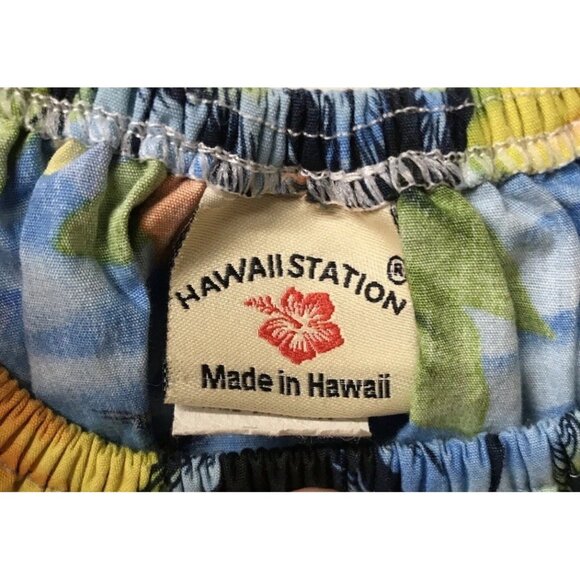 Hawaiian Station Girls Authentic Hawaiian Dress Size 7-8 EUC Aloha Ruffle - Picture 5 of 6